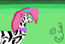 pink-haird-zebra