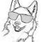 hipster-coyote by X3Innocent