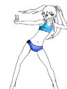 anime-blue-girl