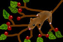 mouse-in-berry-bush